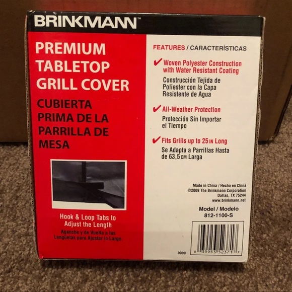 Brinkmann Table Too Grill Cover - Picture 3 of 6